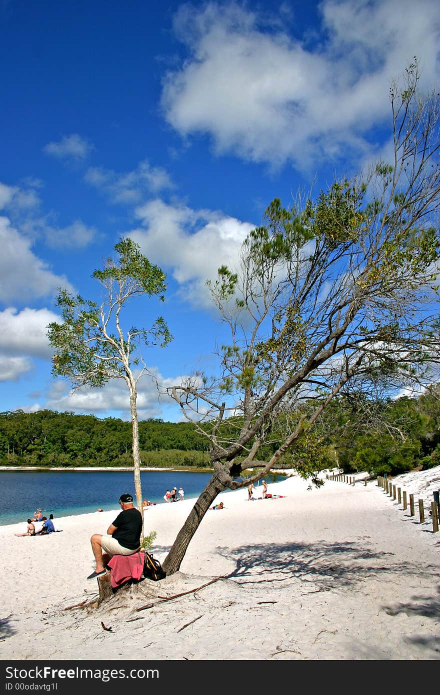 Lake McKenzie, Fraser Island, Australia