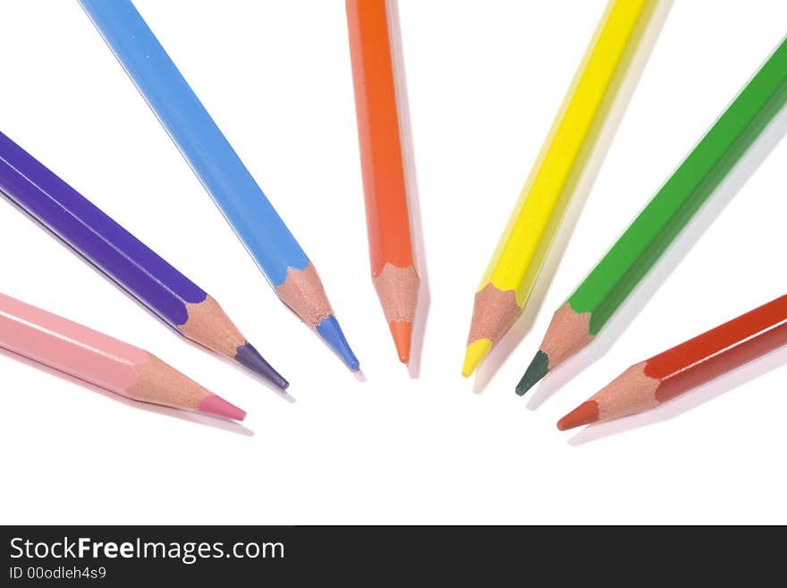 Ring of color pencils