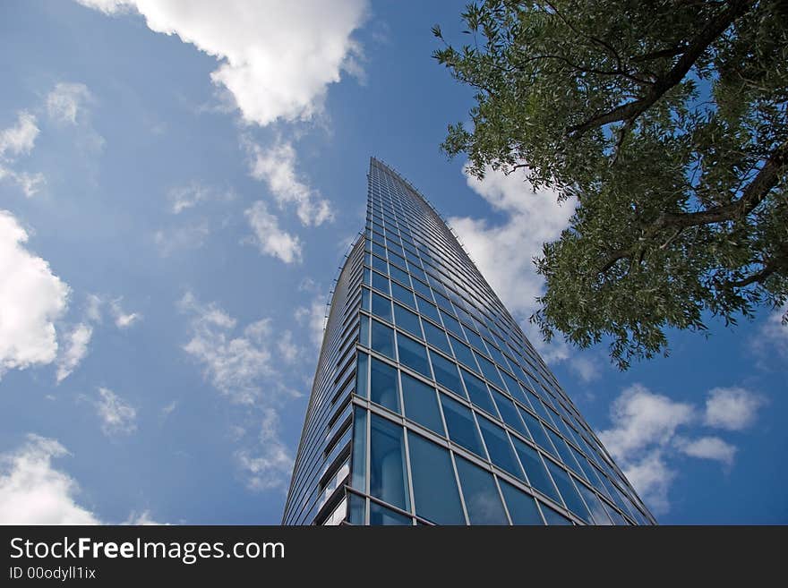 The biggest skyscraper in Riga. The biggest skyscraper in Riga