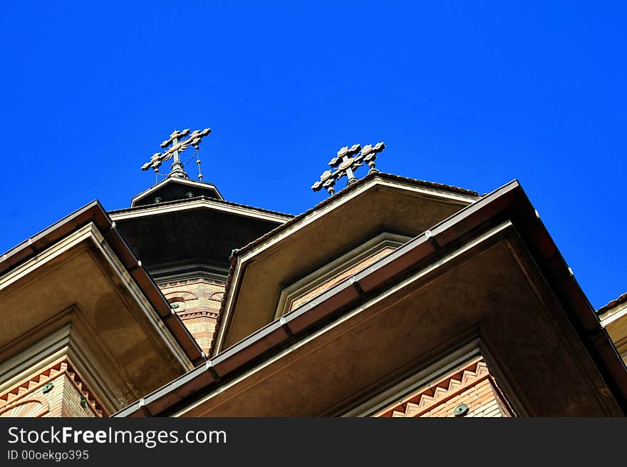 A view of a catholic church