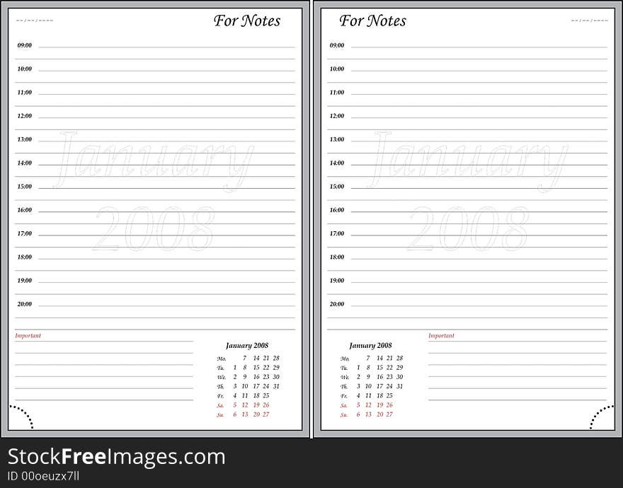 Business Note Pad