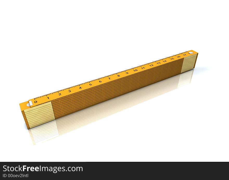 Yellow measuring tape