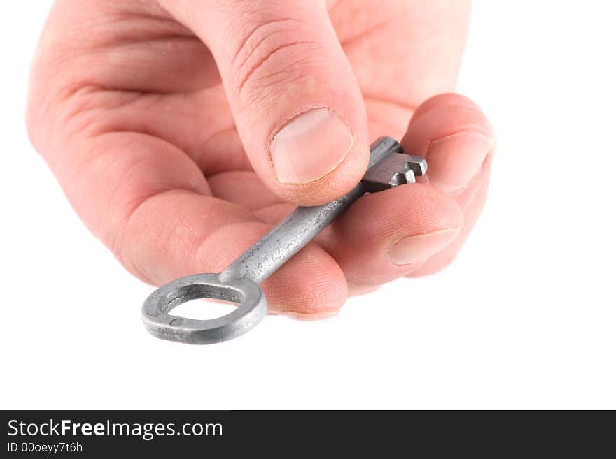 Key in a hand