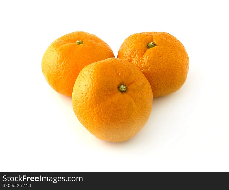 Three mandarins