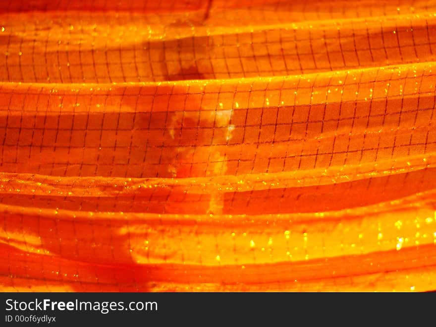 Orange gauze fabric with backlight. Orange gauze fabric with backlight