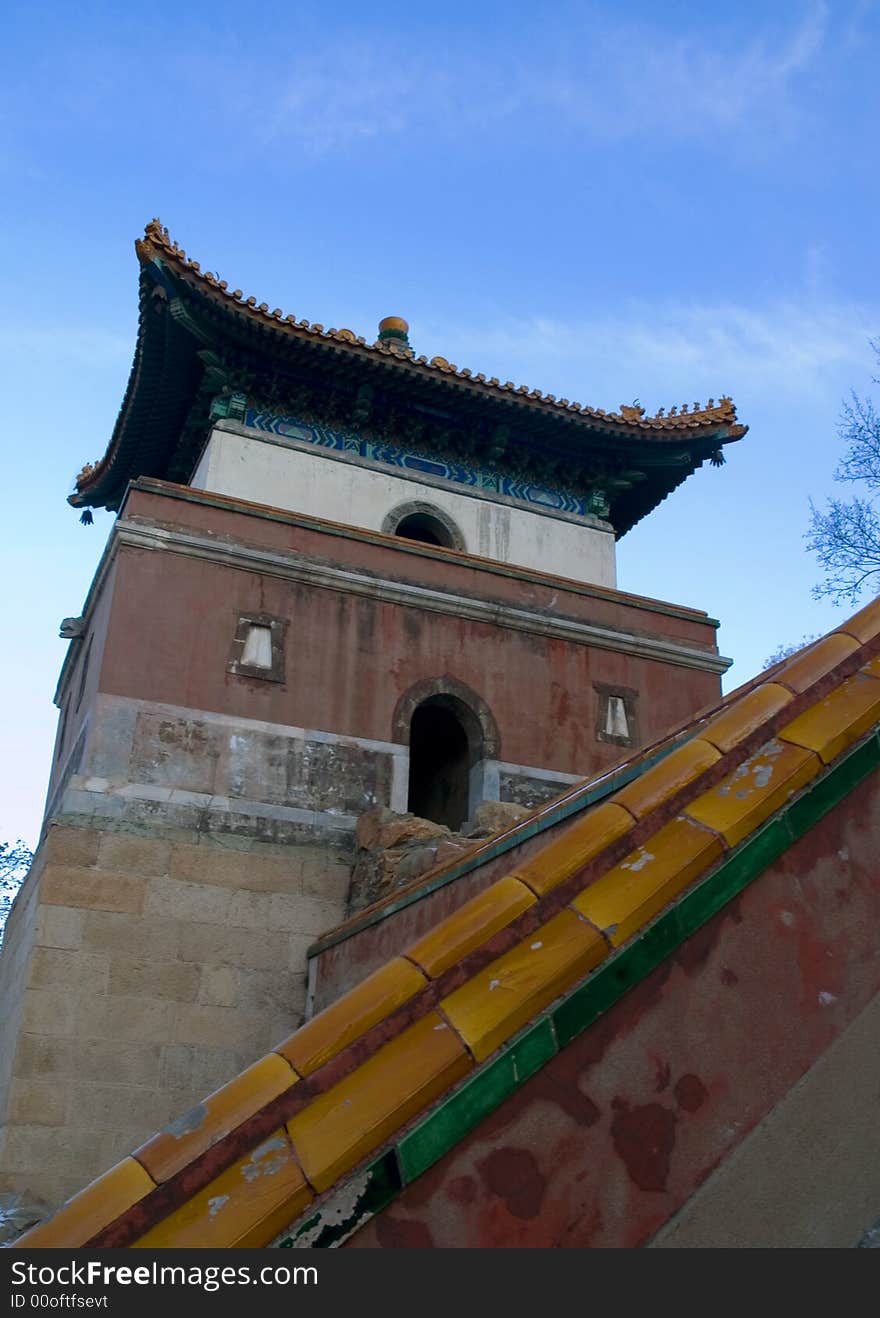 The turret of  Summer Palace. The turret of  Summer Palace