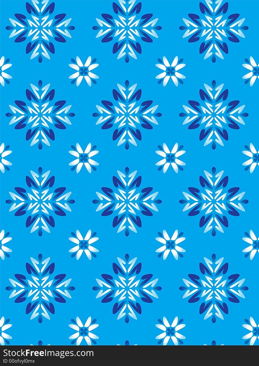 Floreal Foliage Pattern Background - Blue texture - Vector Include layer whit pattern design source. Floreal Foliage Pattern Background - Blue texture - Vector Include layer whit pattern design source