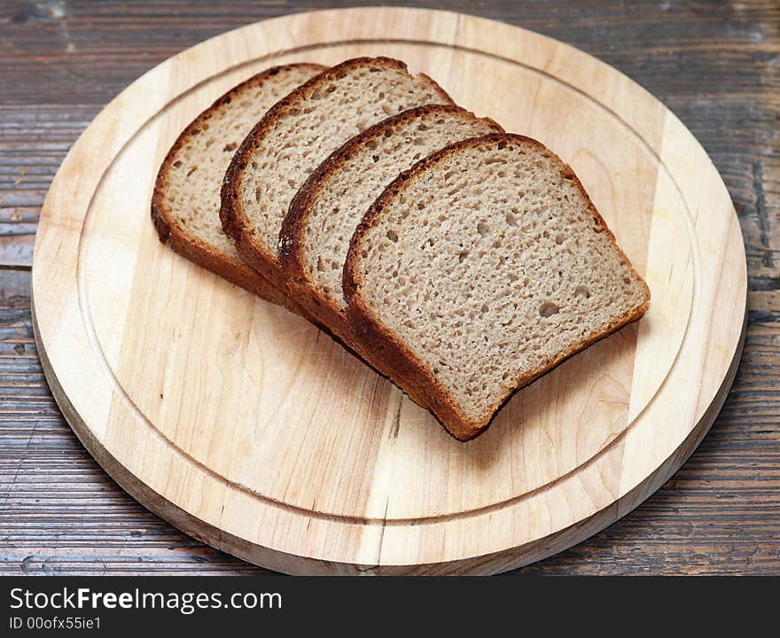 Slices of healthy wholemeal bread