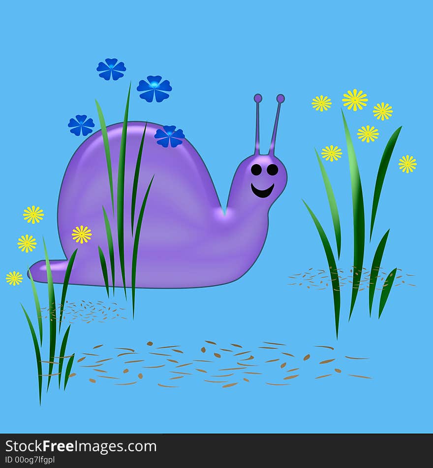 Smiling snail