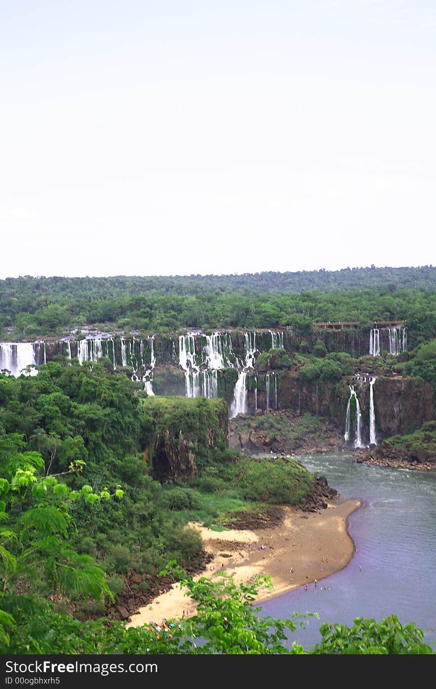 Iguassu (Iguazu; Iguaçu) Falls - Large Waterfalls