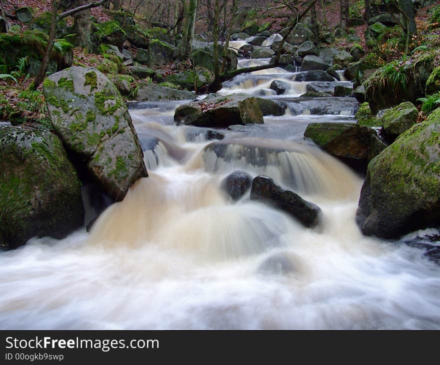 Padley Gorge falls