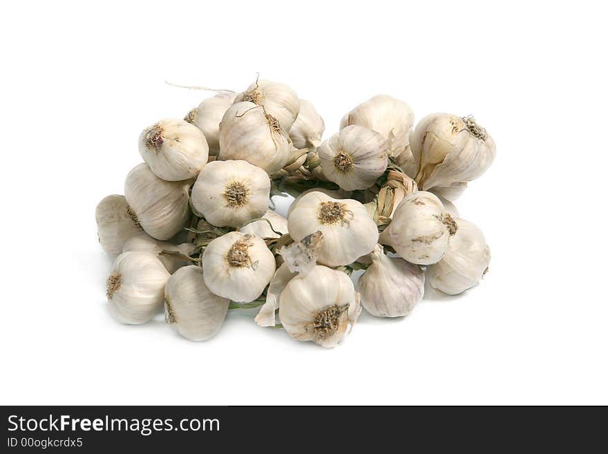 Lots of garlic close-ups - healthy eating