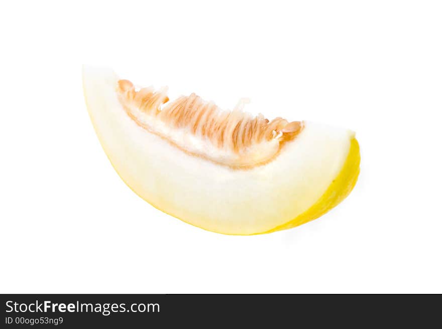 Watermelon on a white background.