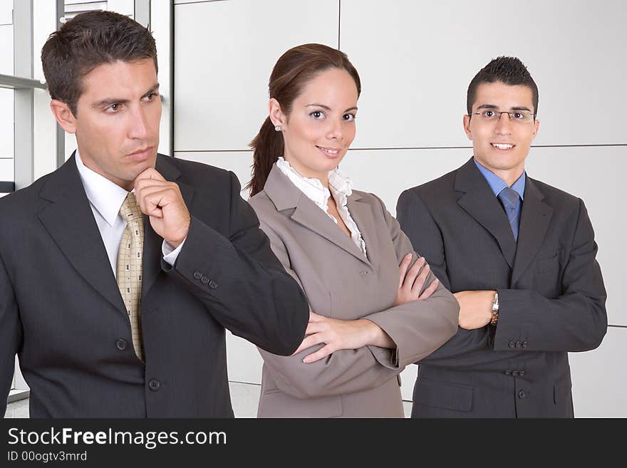 Young successful business team - Business. Young successful business team - Business