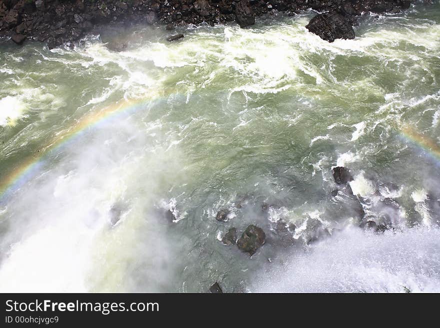 Iguassu (Iguazu; Igua�u) Falls - Large Waterfalls