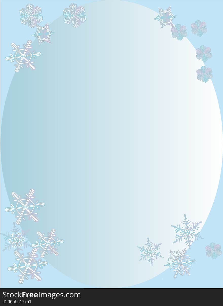 Snowflakes background