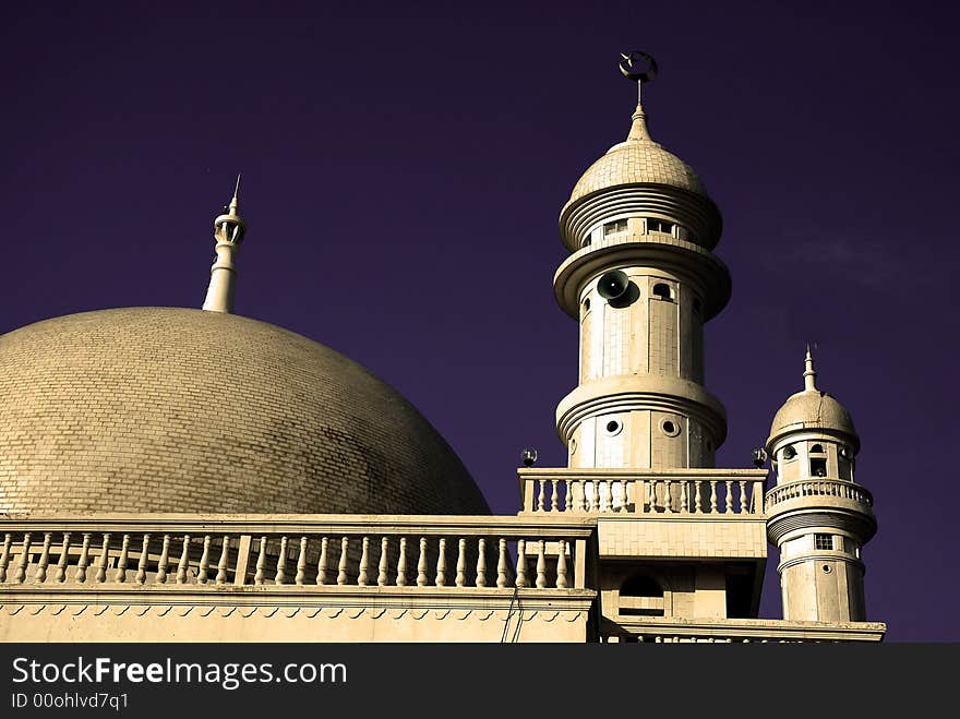 A picture of Mosque Architechture. A picture of Mosque Architechture