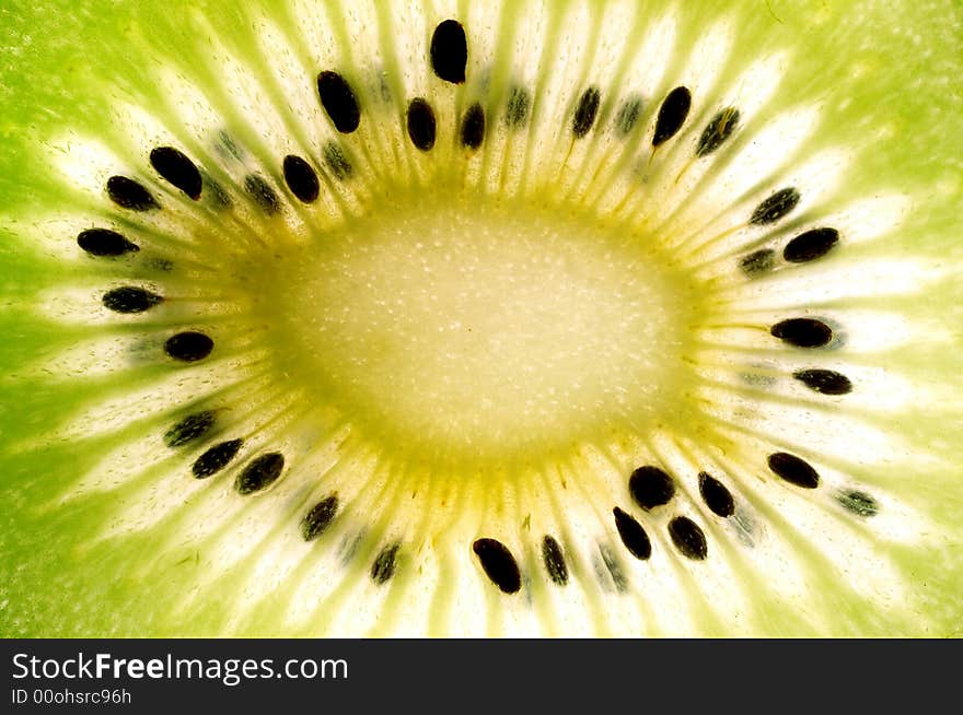 Close up photo of a kiwi. Close up photo of a kiwi