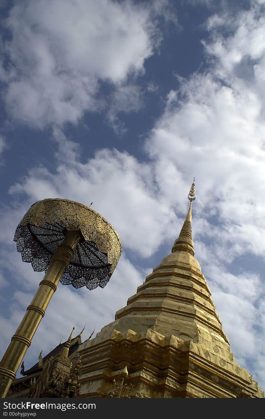 Gold pagoda