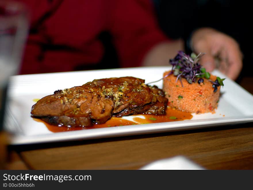 A Lamb Dish with seasoning