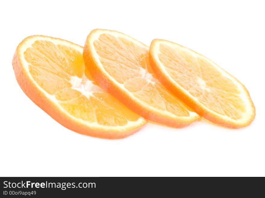 Three part of orange