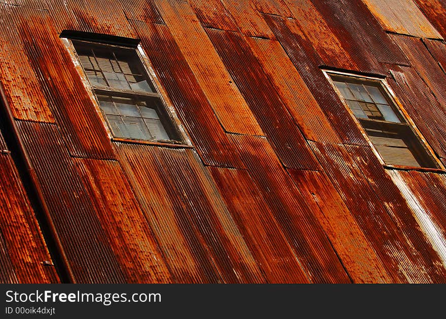 Image of a outside view of old distillery in kentucky