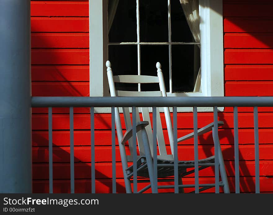 The red Porch