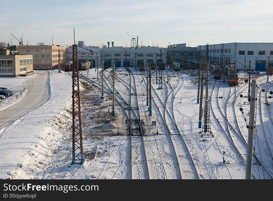 Train garage