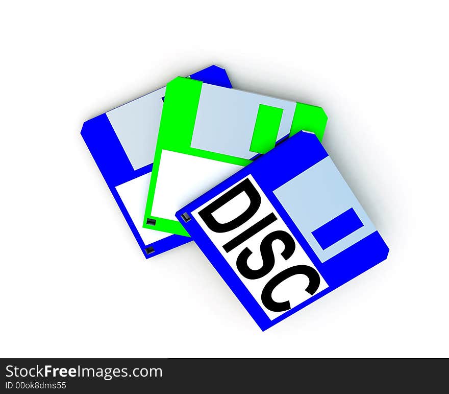 An image of an old style floppy discs with a blank label on them which you can put your own information on. An image of an old style floppy discs with a blank label on them which you can put your own information on.