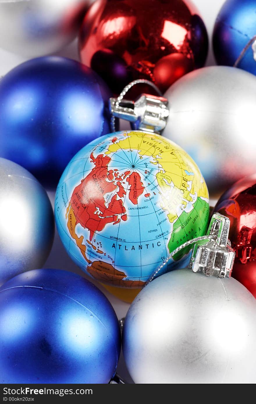 Christmas decorations and world