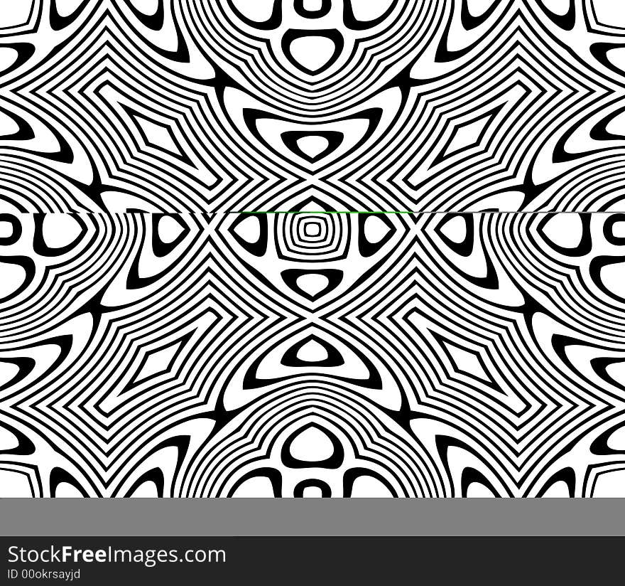 Abstract seamless black-and-white pattern - graphic illustration. Abstract seamless black-and-white pattern - graphic illustration