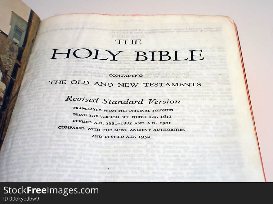 Opened Bible