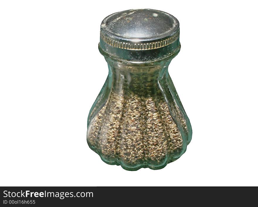 Pepper Shaker isolated on a white background