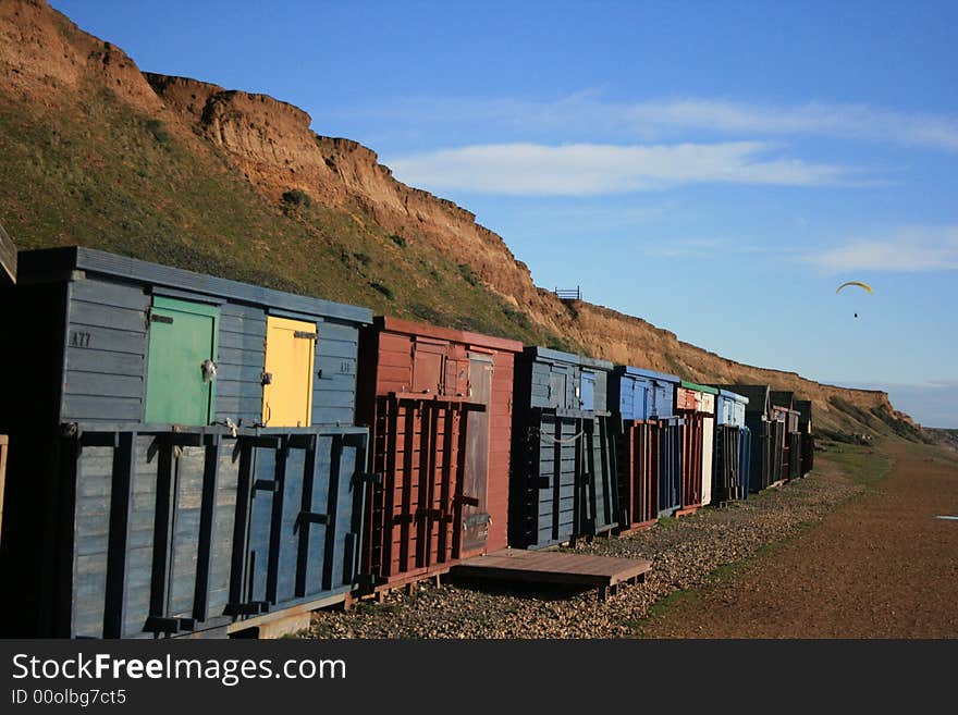 Beach huts