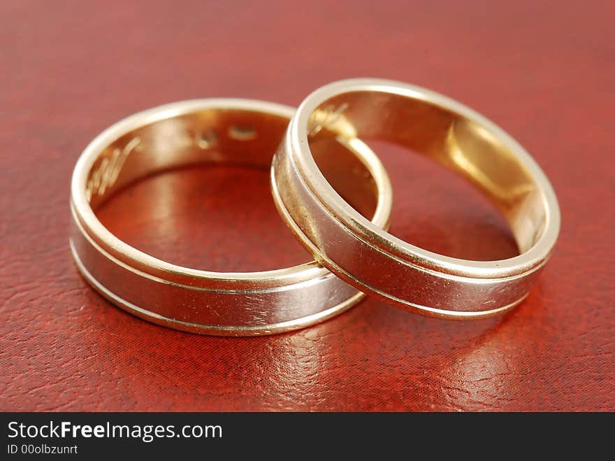 A couple of wedding rings