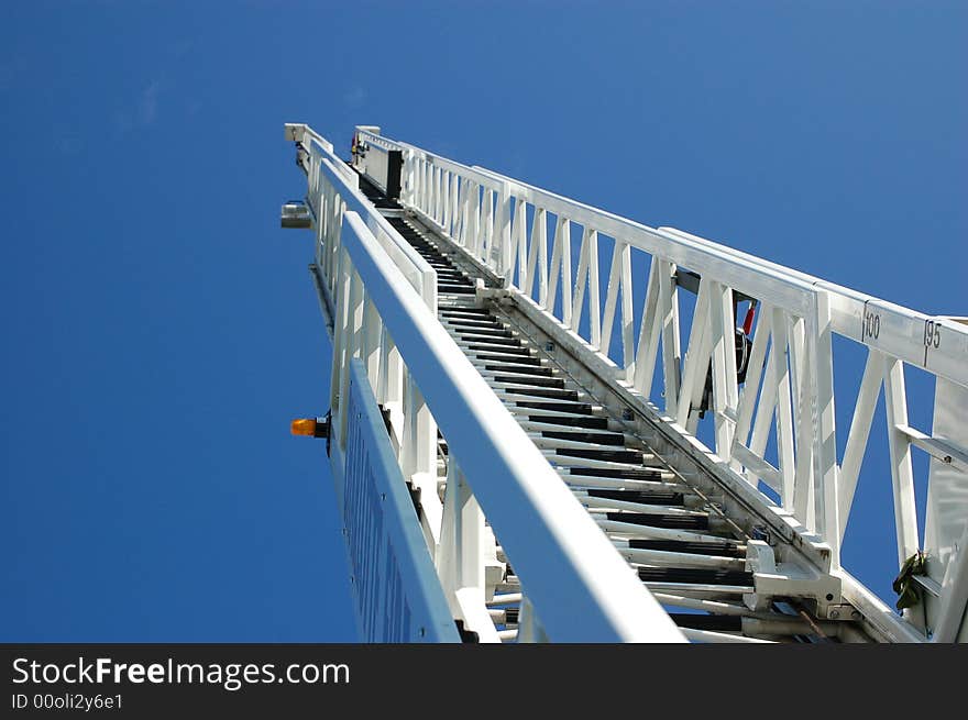 105 Foot Aerial Firefighting Ladder. Hydrolic Extension Ladder for highrise rescue and firefighting. 105 Foot Aerial Firefighting Ladder. Hydrolic Extension Ladder for highrise rescue and firefighting.