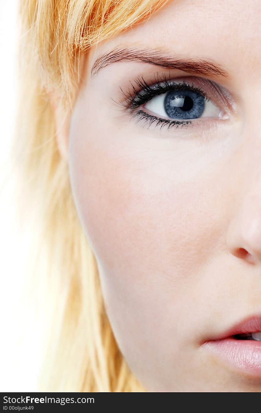 Close-up portrait of a gorgeos woman. Close-up portrait of a gorgeos woman