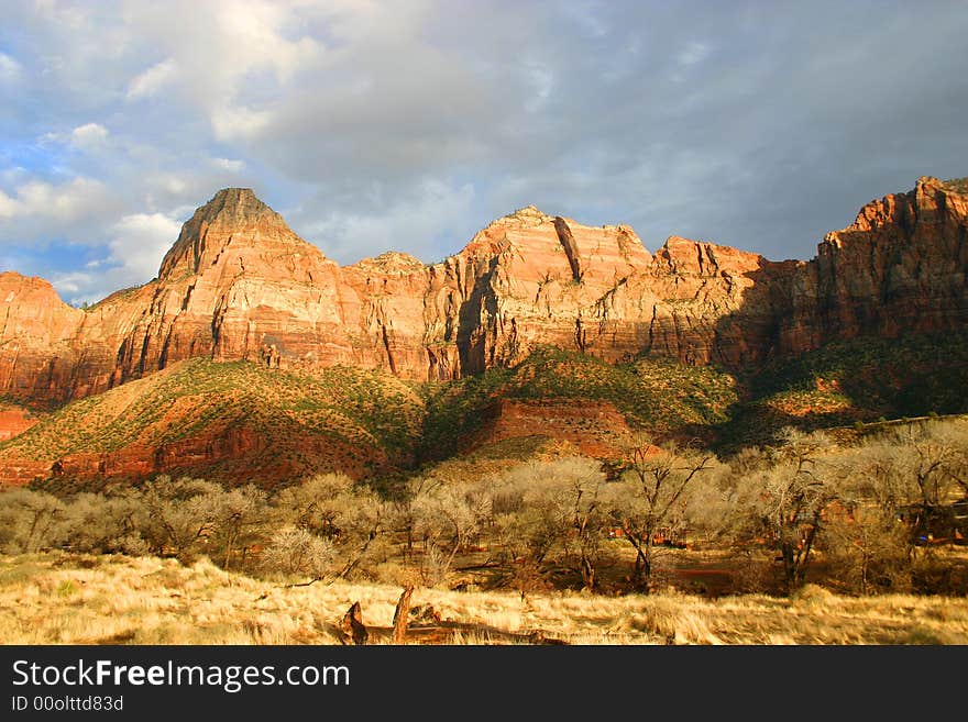 Cliffs of Zion National Park, Utah