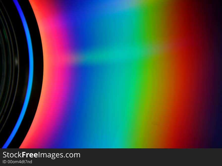 A colorful CD Rainbow Background