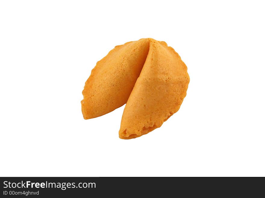 Isolated Fortune Cookie