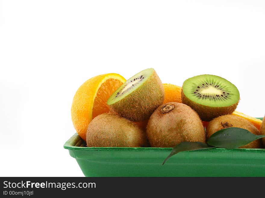 Kiwis and orange