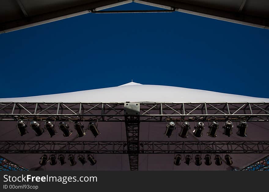 Stage Lights And Canopy