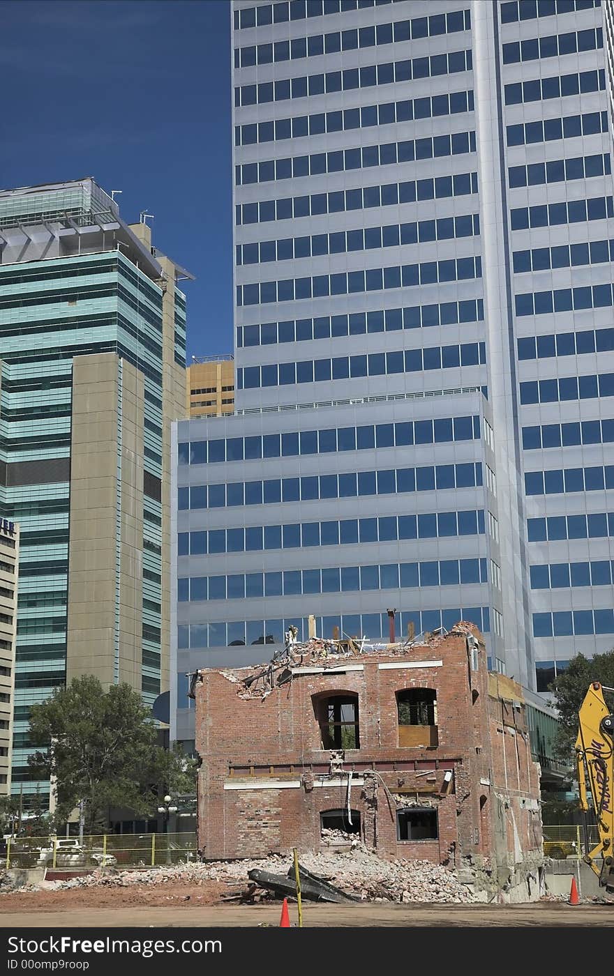 Old buildings make way for new skyscrapers. Progress or lost history?