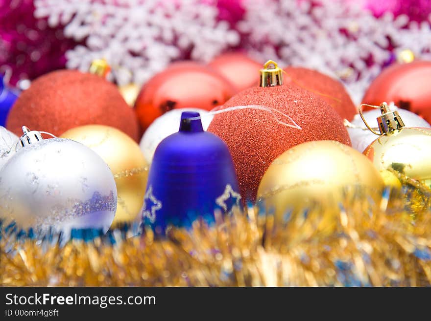 Colorful christmas decoration