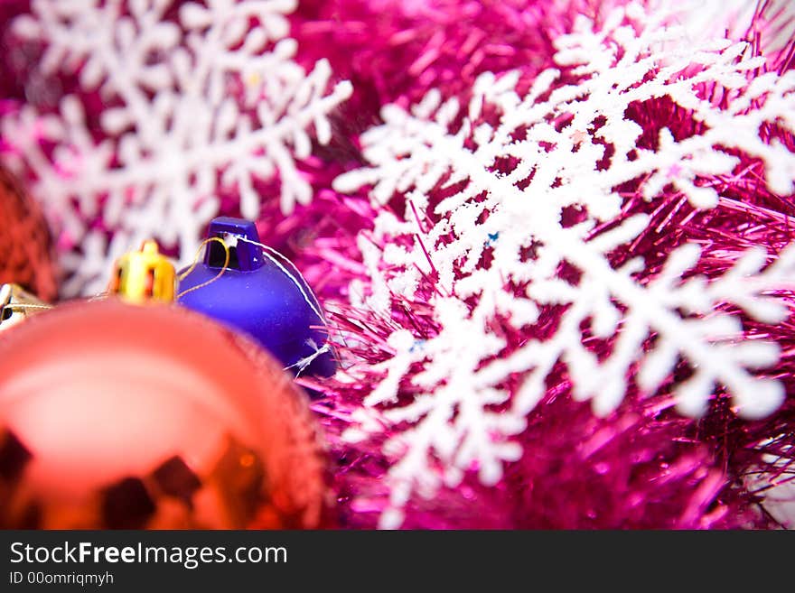 Colorful christmas decoration