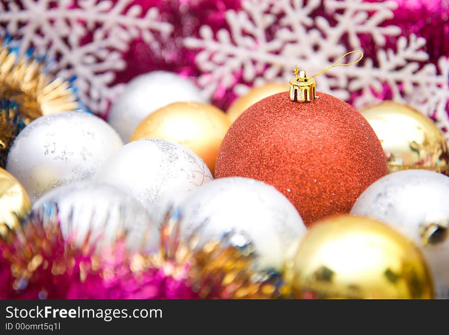 Colorful christmas decoration