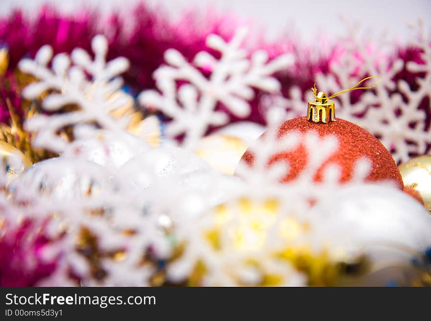 Colorful christmas decoration