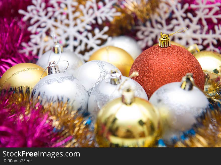 Colorful christmas decoration