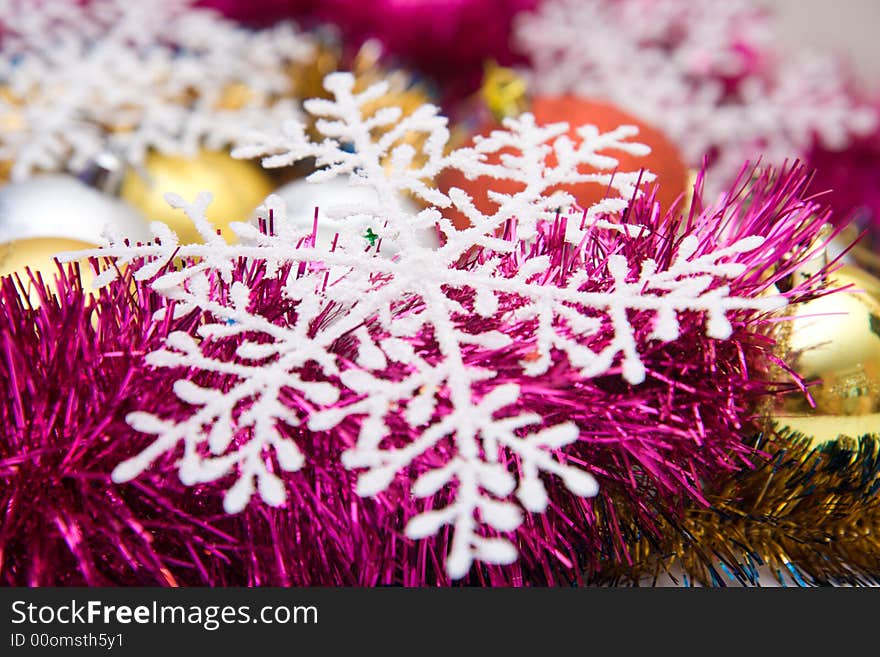 Colorful christmas decoration