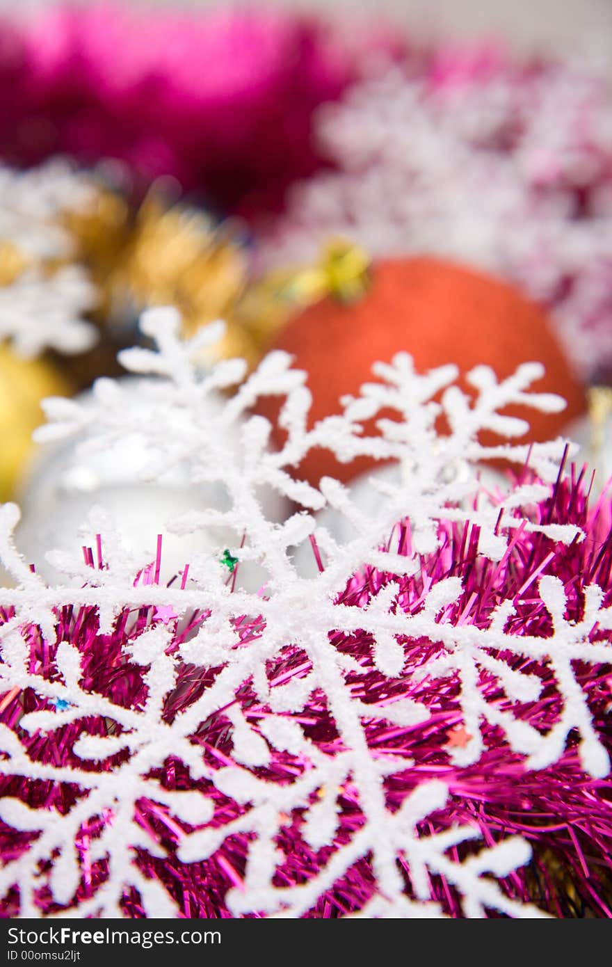 Colorful christmas decoration